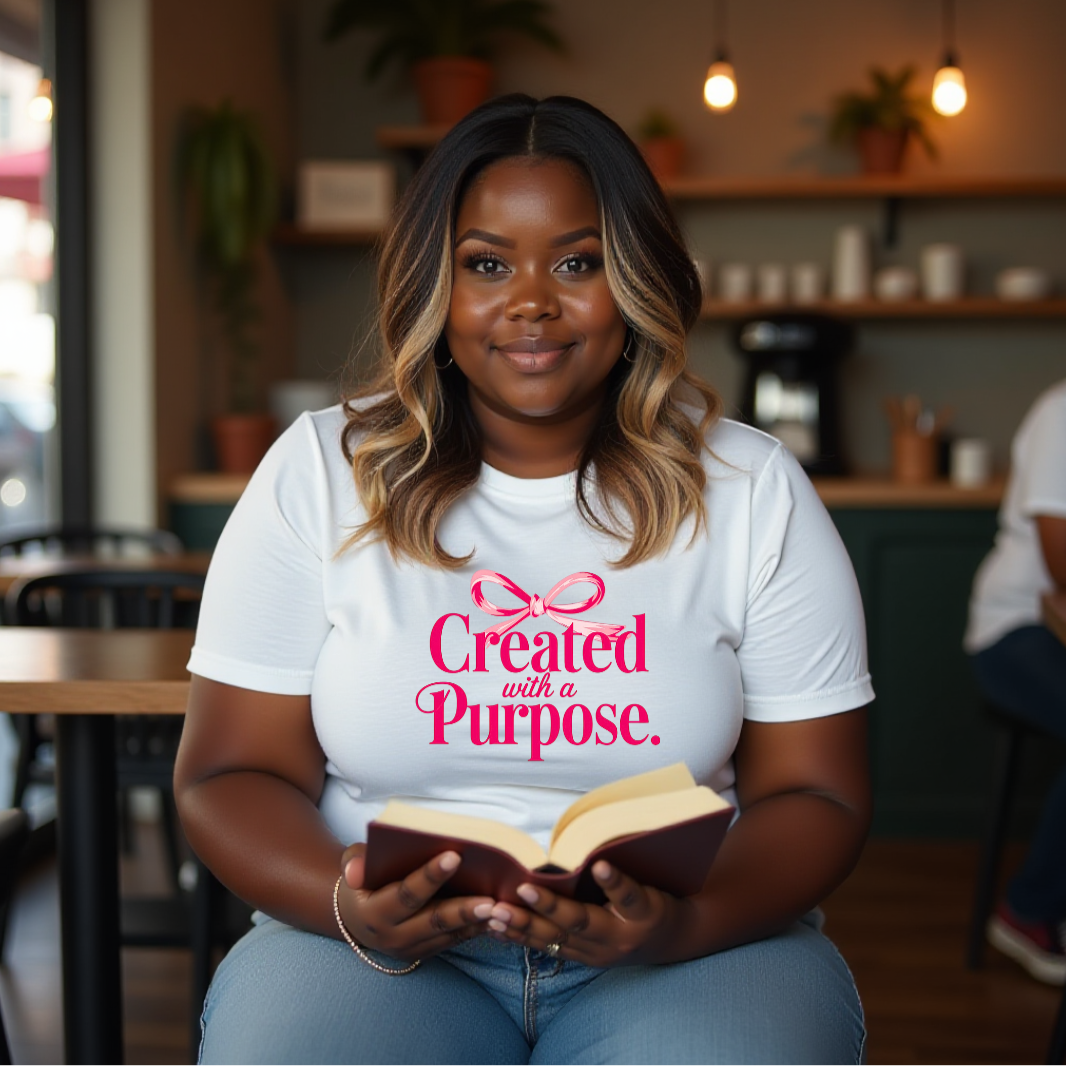 Created with a Purpose White