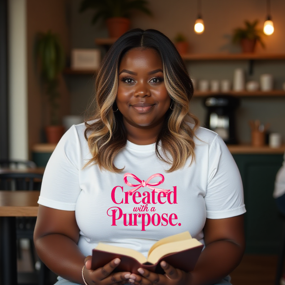 Created with a Purpose White