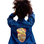 DENIM JACKET.