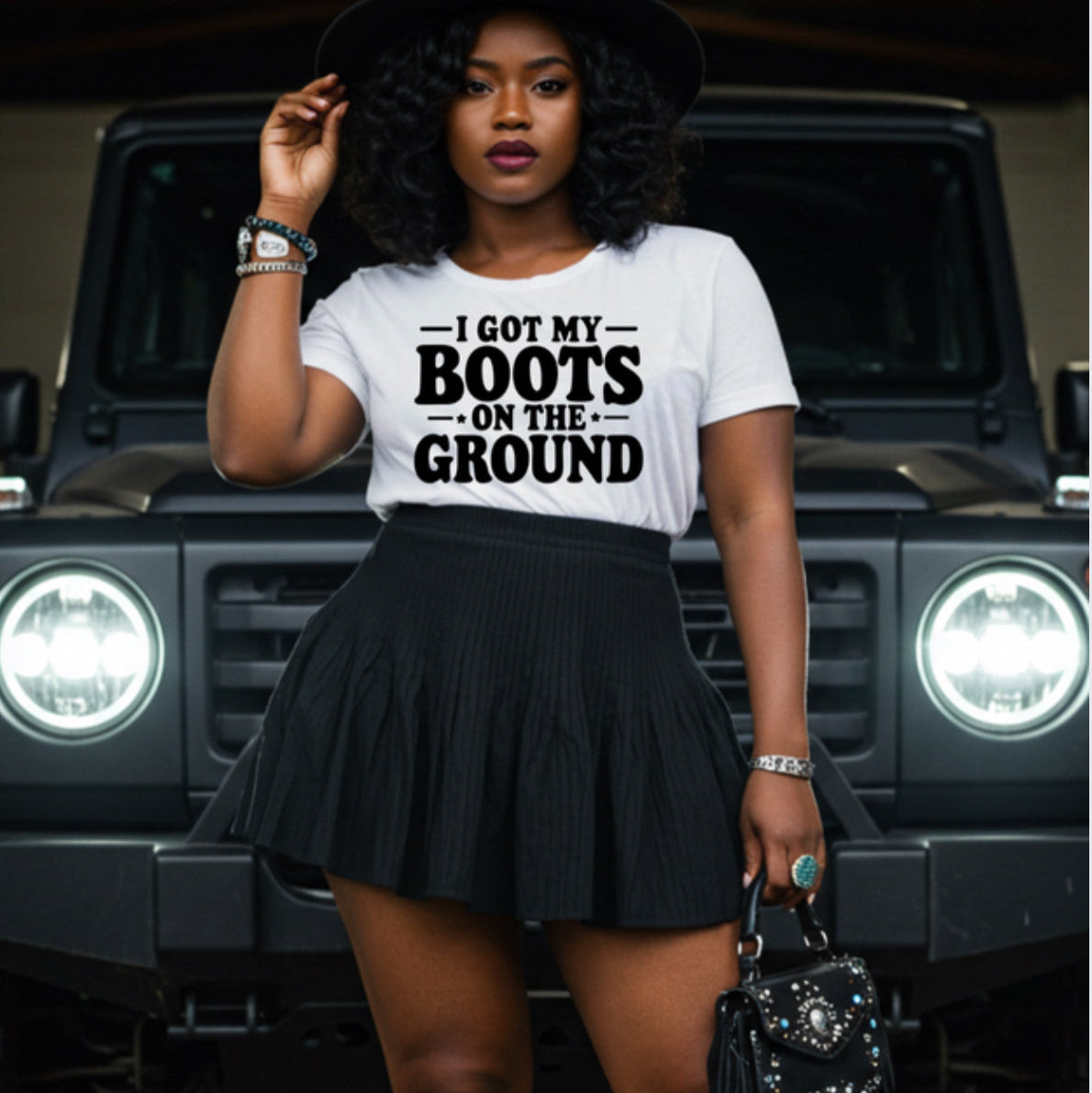 I GOT MY BOOTS ON THE GROUND
