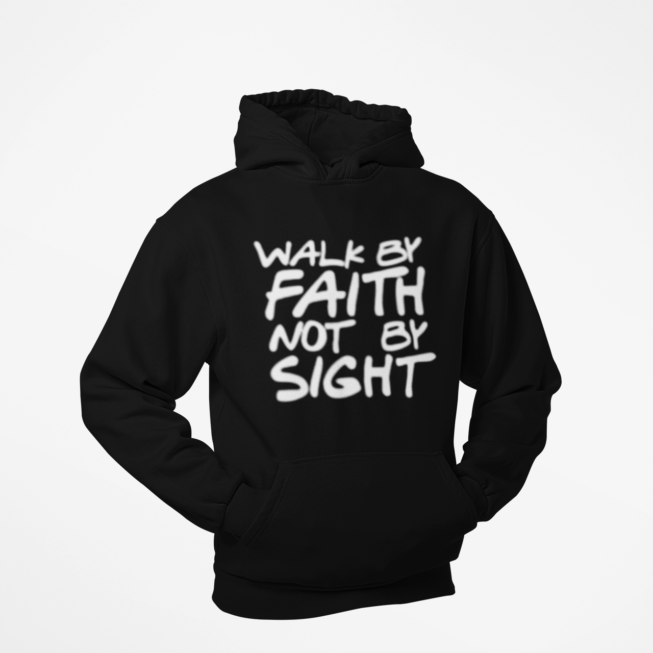 WALK BY FAITH NOT BY SIGHT BLACK