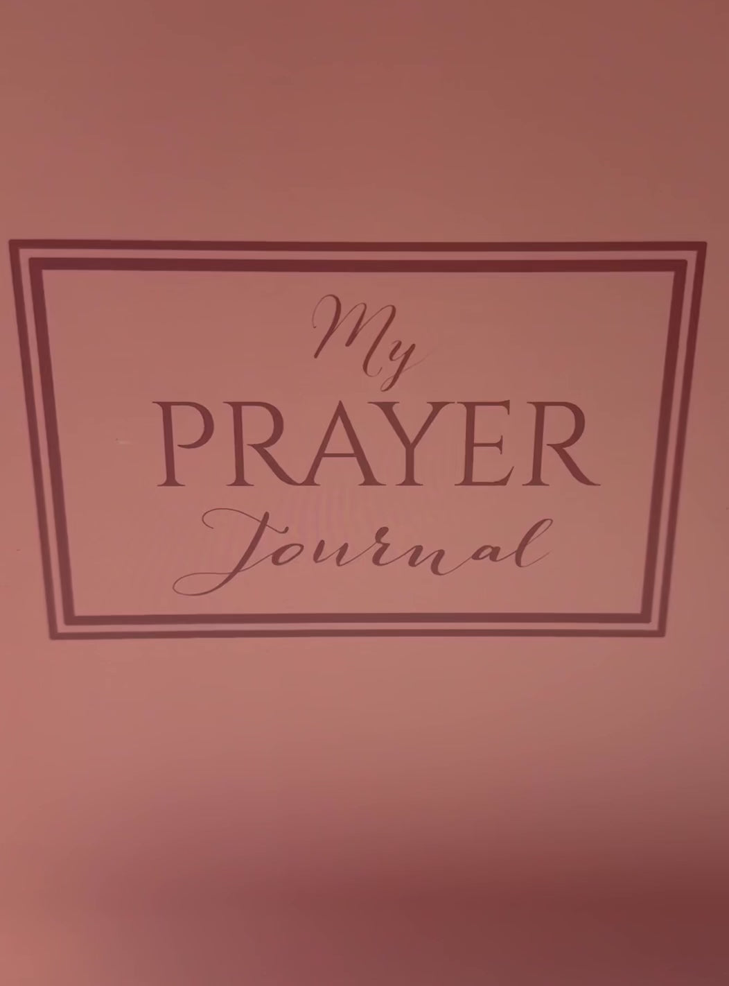 CUSTOM PRAYER JOURNAL