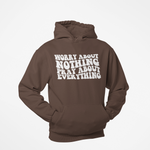 worry about nothing pray about everything choc hoodie