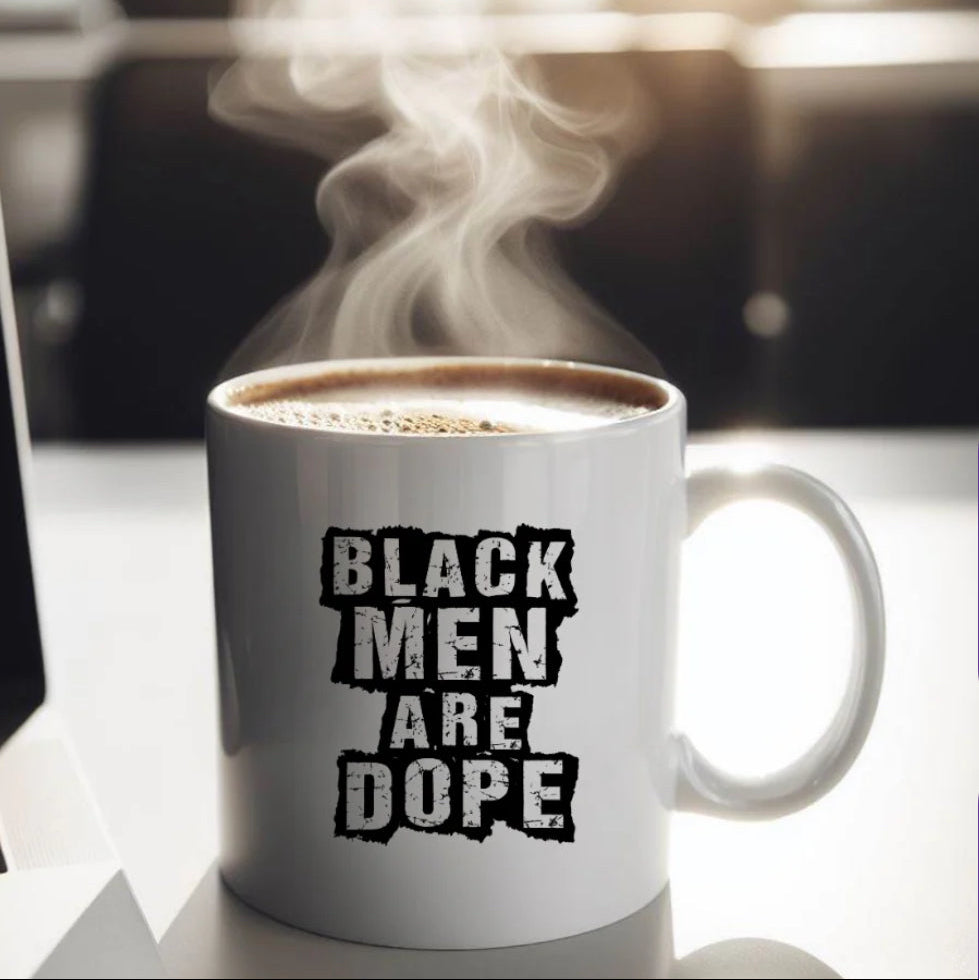 BLACK MEN ARE DOPE MUG