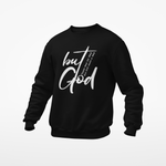 BUT GOD BLACK SWEATSHIRT 