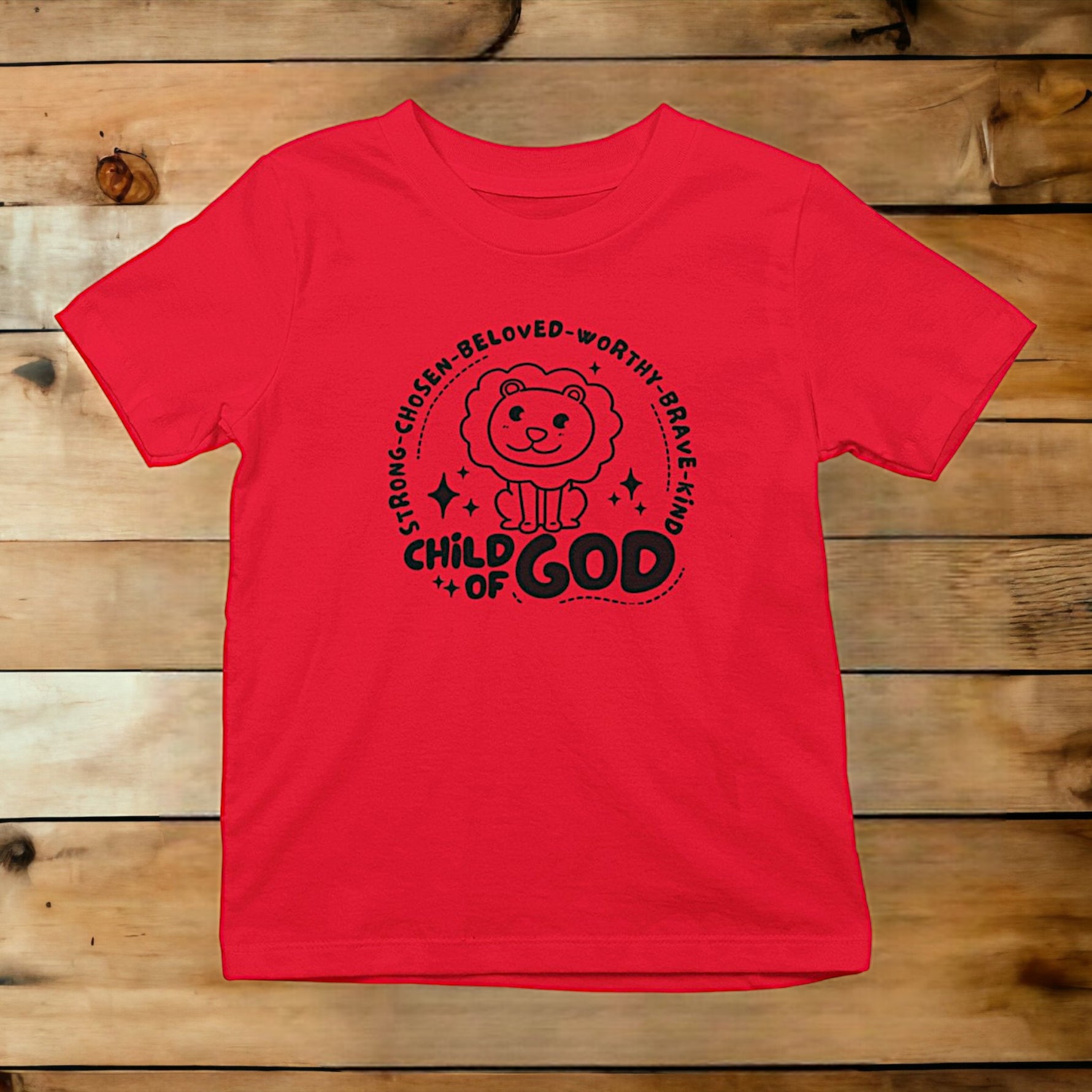 CHILDOFGODLIONREDTHRIVET-SHIRT