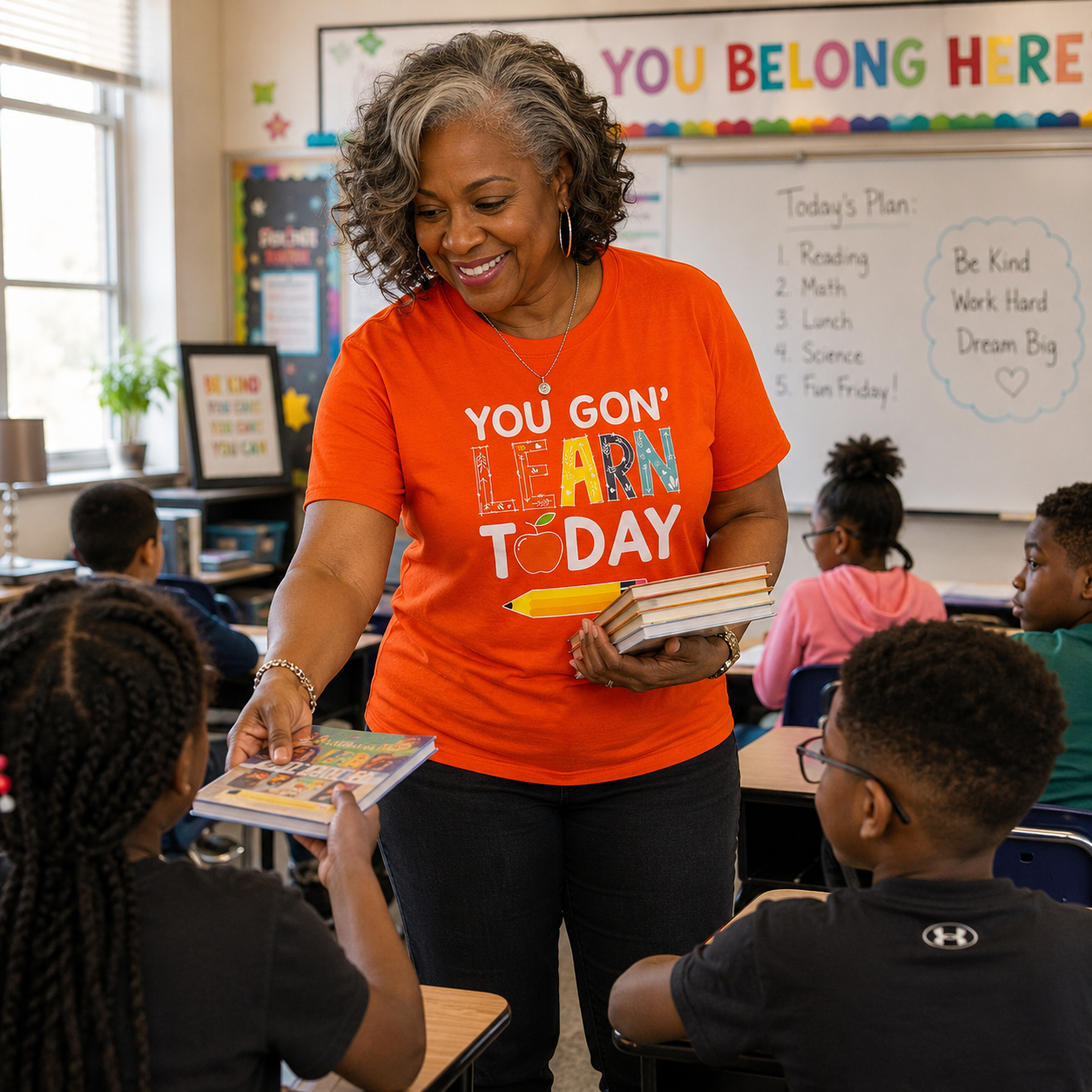 YOU GON' LEARN TODAY T-SHIRT