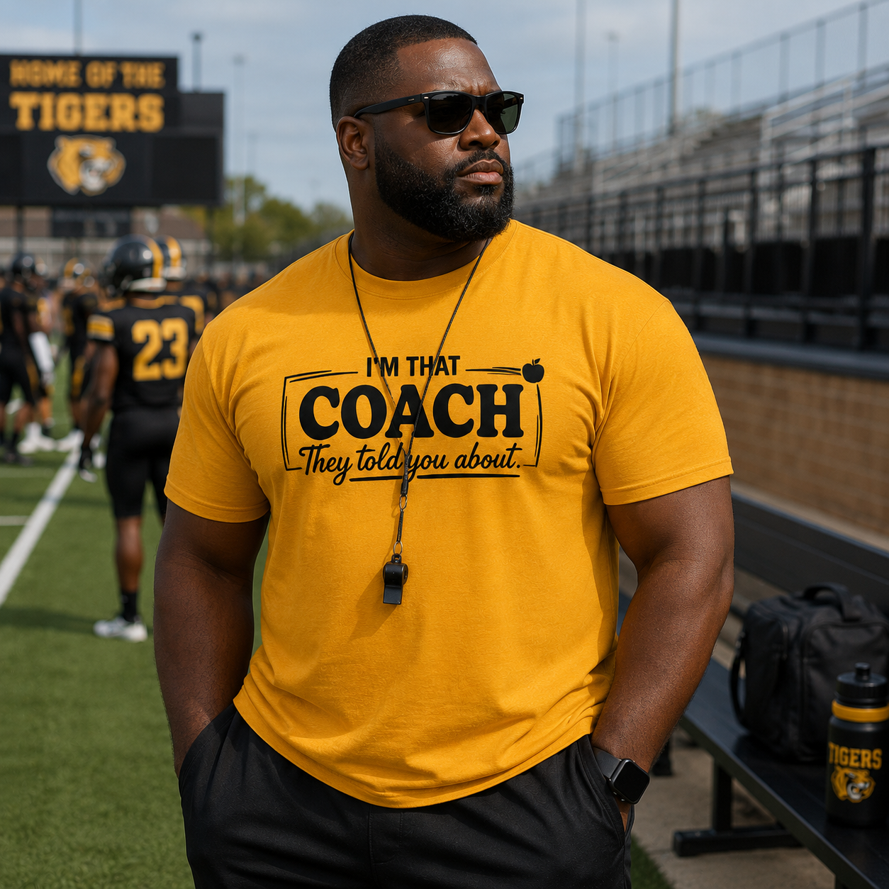 I'M THE COACH THEY TOLD YOU ABOUT T-SHIRT