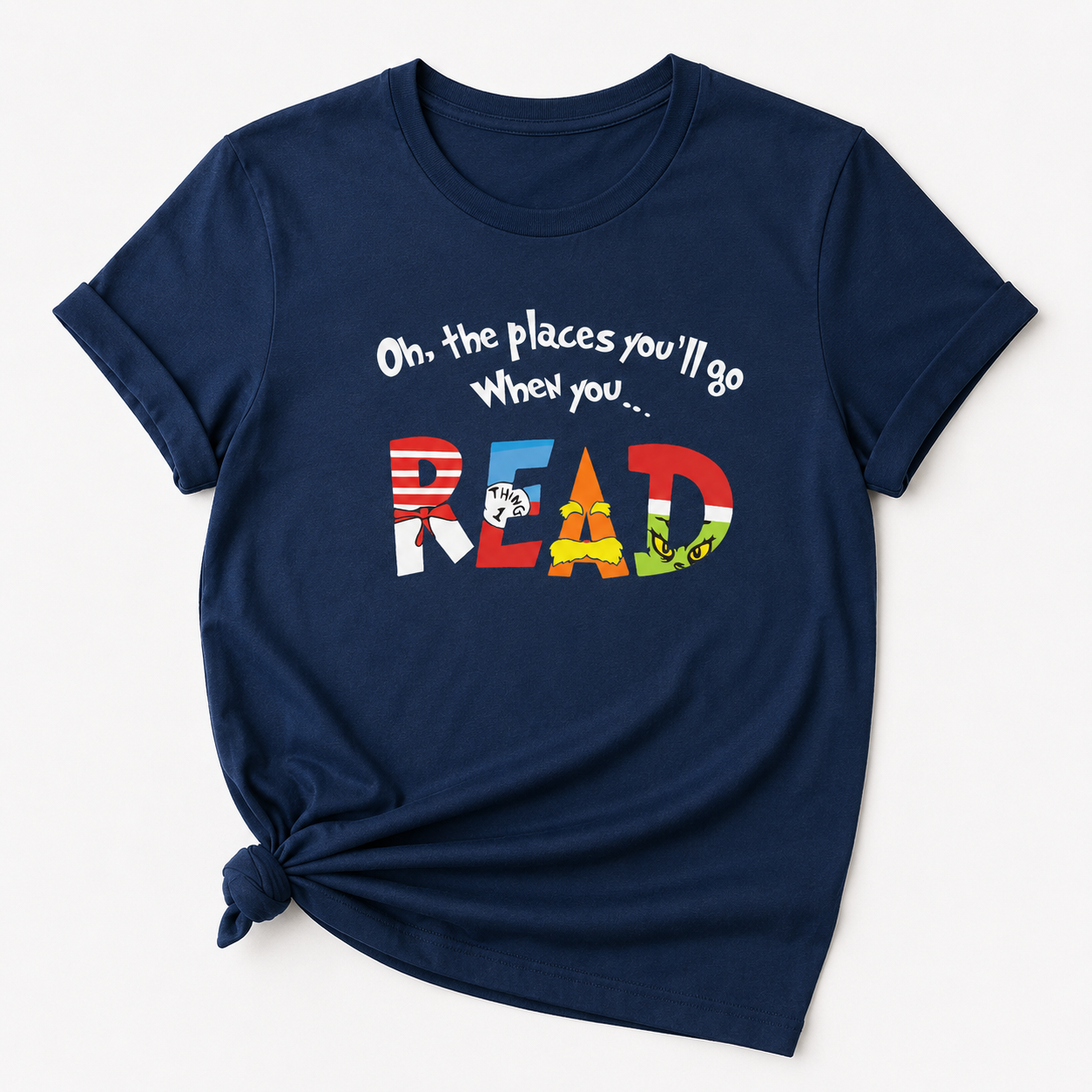 THE PLACES YOU CAN GO WHEN YOU READ T-SHIRT