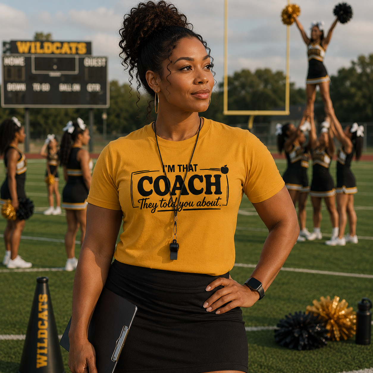 I'M THE COACH THEY TOLD YOU ABOUT T-SHIRT