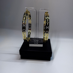 FAITH OVER FEAR GOLD EARRINGS