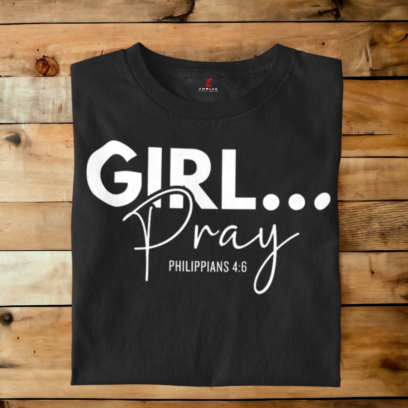 GIRL PRAY BLACK