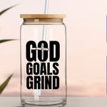 GOD GOALS GRIND TUMBLER