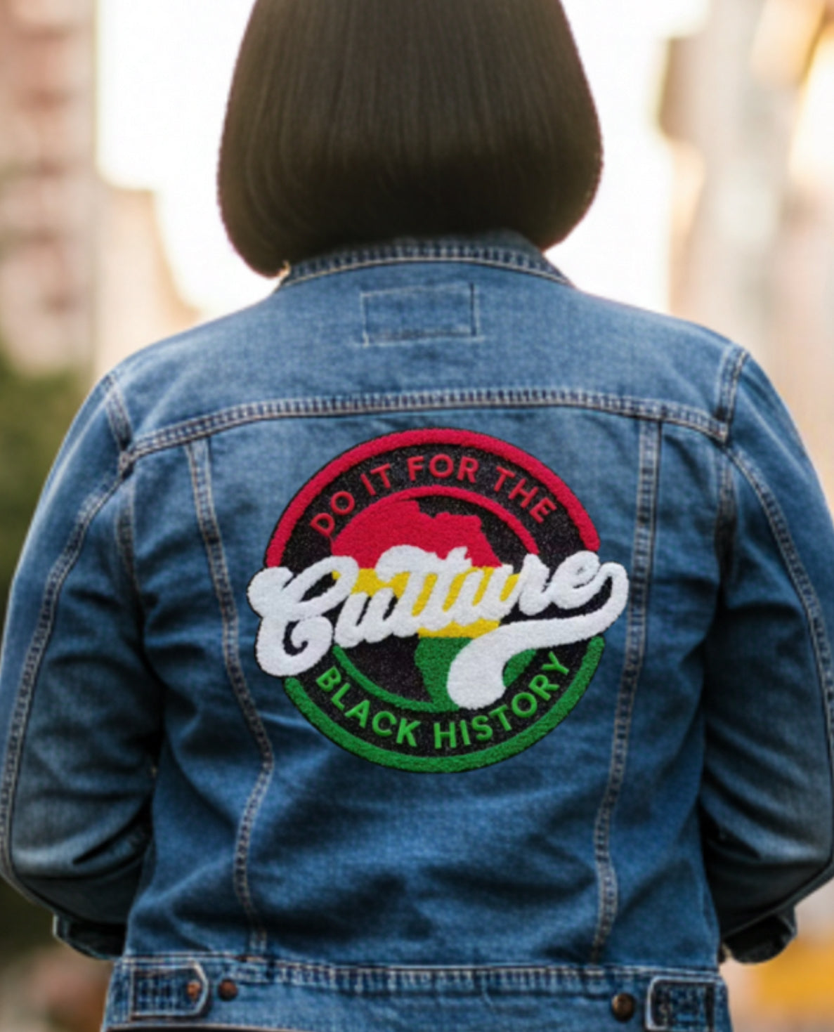 FOR THE CULTURE BLUE JEAN JACKET