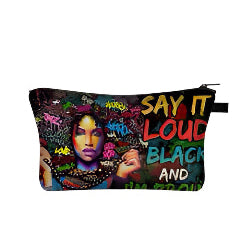 SAY IT LOUD Cosmetic Case Pencil Pouch