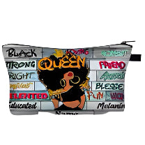 QUEEN Cosmetic Pencil Pouch