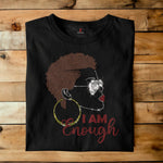 I AM ENOUGH RED THRIVE T-SHIRT APPAREL