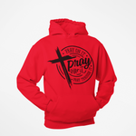 PRAY ON IT HOODIE RED