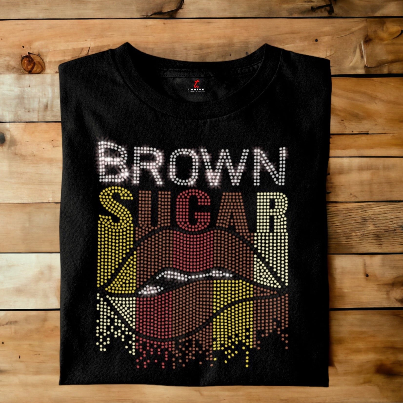 THRIVE T-SHIRT APPAREL BROWN SUGAR