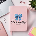 She is Worthy Journal Pink