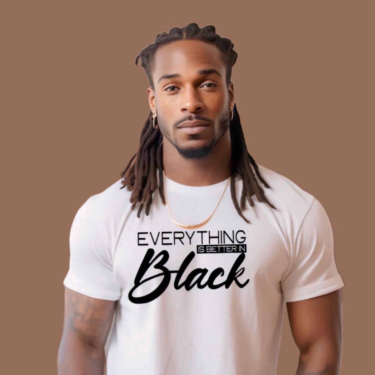 THRIVE T-SHIRT Everything is Better in Black