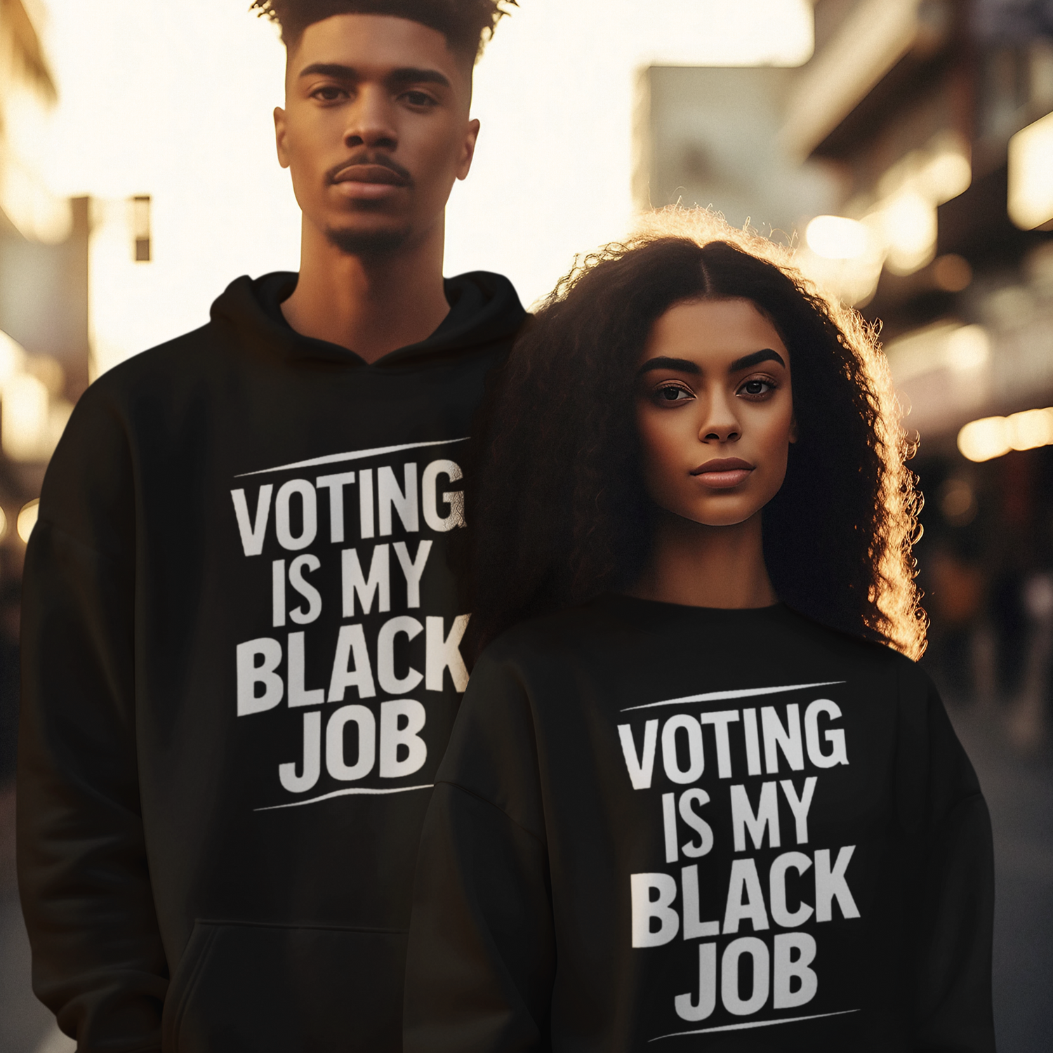 Voting is my Black Job Thrive T-Shirt