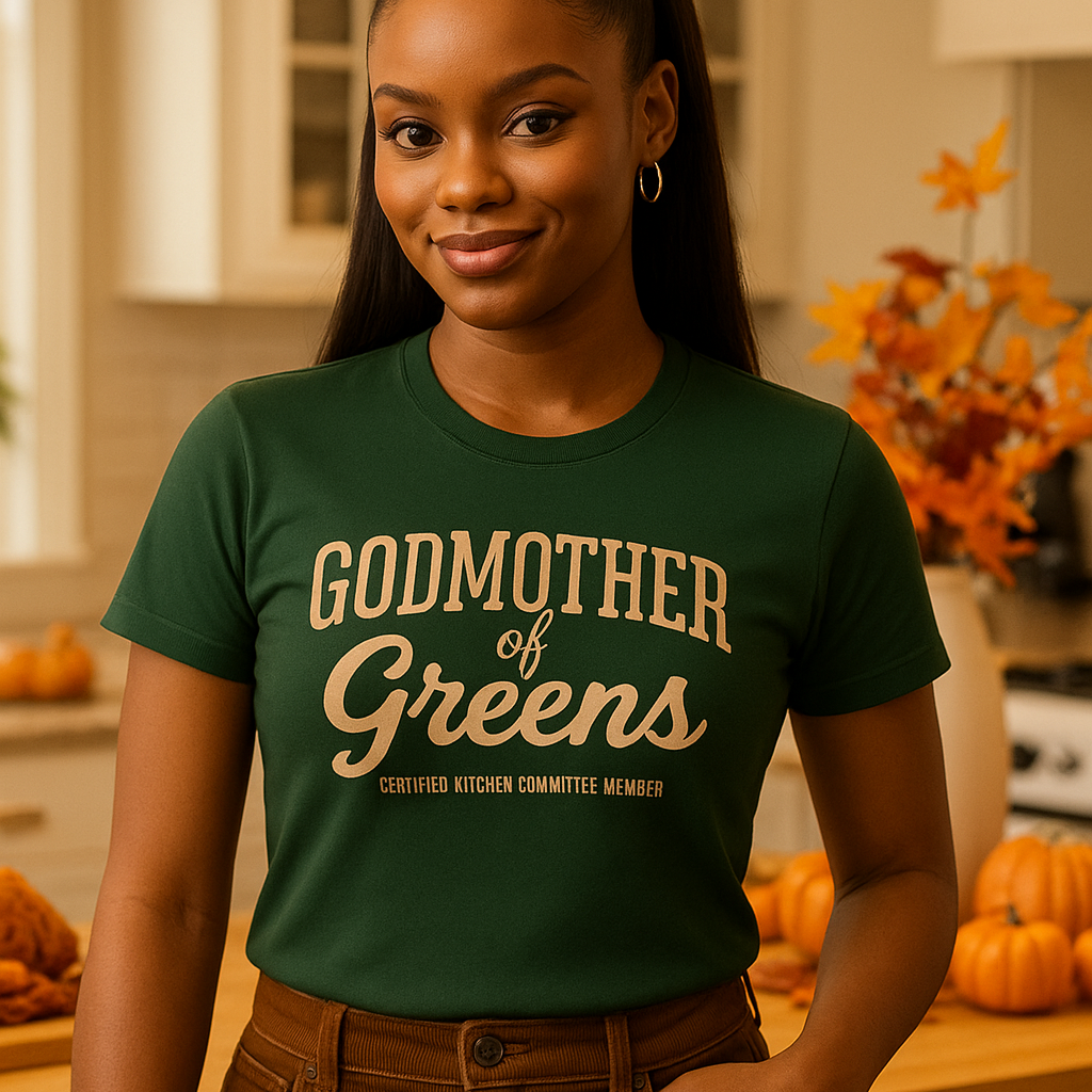 GODMOTHER OF THE GREENS T-SHIRT