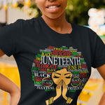 JUNETEENTH THRIVE T-SHIRT APPAREL