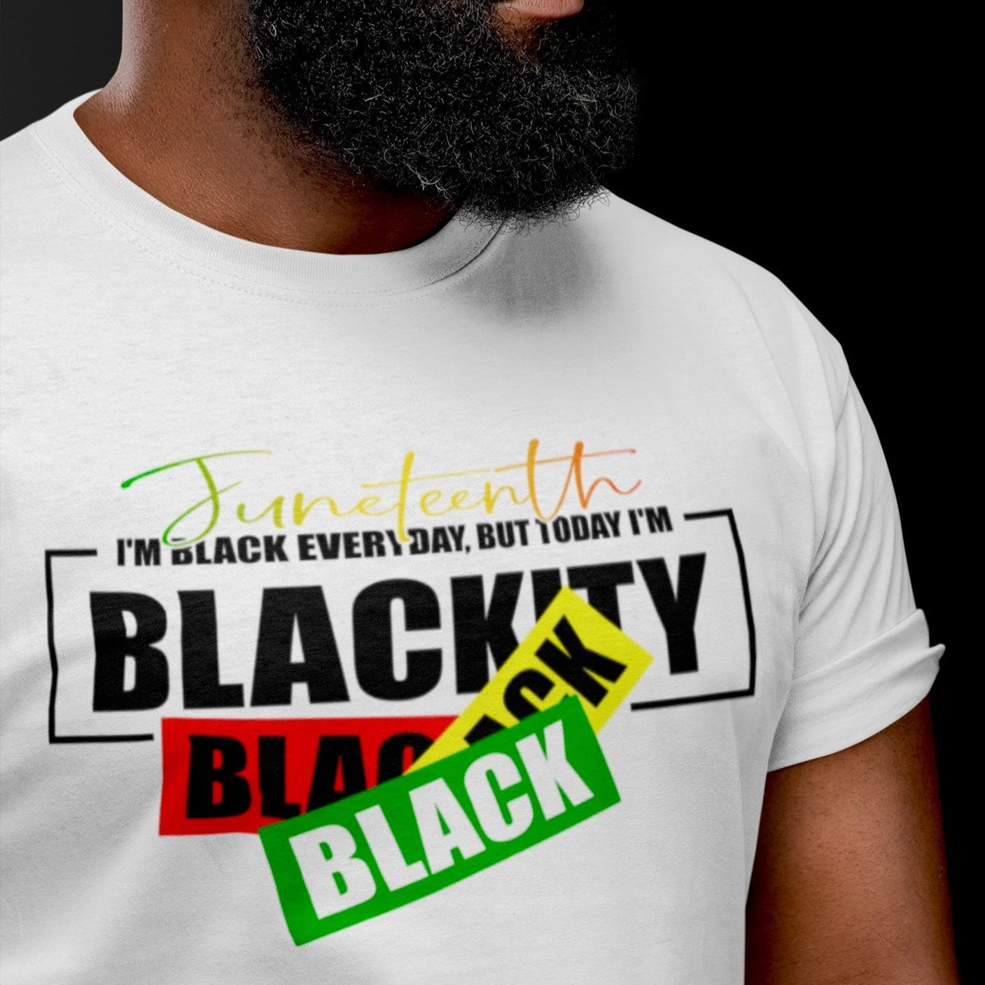 Thrive T-Shirt Apparel Juneteenth Blackity Black